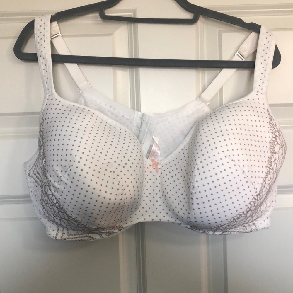 Lane Bryant cacique lightly line balconette underwire bra.  46DDD